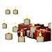 Candele Led Tealight Natalizie Di Halloween - Confezione Da 6 Con Telecomando - Foto miniatura 1