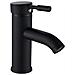 Rubinetto per lavabo da bagno, Blackswan, tipo M94, modello nero opaco, misura 16,6 cm - Foto miniatura 1