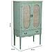 Armadio In Legno Blu 80x42x140h - Foto miniatura 3