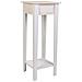 Supporto Per Vaso In Legno Bianco 30x30x80 - Foto miniatura 1