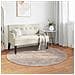 Tappeti per area Rotondo HUARTE Beige Ø 160 CM Poliestere - Foto miniatura 2