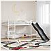 Letto loft per bambini con scivolo Bianco e Antracite - Foto miniatura 2