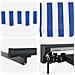 Tenda retrattile manuale Blu e Bianco 4,5 × 3,5 m - Foto miniatura 6