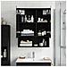 Mobiletto per specchio da bagno Rovere Nero 50 x 14,5 x 70 cm - Foto miniatura 4