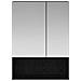 Mobiletto per specchio da bagno Rovere Nero 50 x 14,5 x 70 cm - Foto miniatura 5