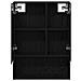 Mobiletto per specchio da bagno Rovere Nero 50 x 14,5 x 70 cm - Foto miniatura 6