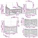 Set Divano da Giardino 12 pcs Grigio polyrattan - Foto miniatura 9