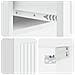 Armadio da Notte con cassetto 2 pcs Bianco 49 x 34,5 x 20 cm - Foto miniatura 8