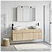 Set di Armadi da Bagno 4 pcs Rovere Sonoma Legno ingegnerizzato - Foto miniatura 4