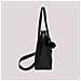 borsa tote con charm e cuore NERO - Foto miniatura 3