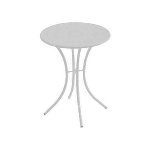 Tavolo Rotondo Pigalle Cm. 60 Colore Bianco Mat Cod 23 - Foto 1