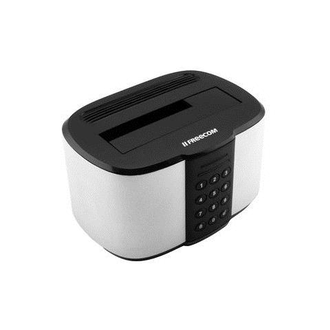Docking Station per HDD da 2.5/3.5" con Tastiera Sicura USB 3.1 Colore Nero e Argento - Foto 1