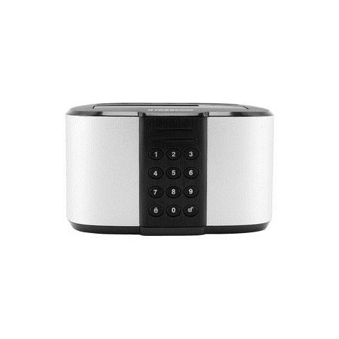 Docking Station per HDD da 2.5/3.5" con Tastiera Sicura USB 3.1 Colore Nero e Argento - Foto 2