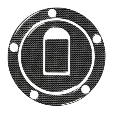 Adesivo Tappo Serbatoio Resina 3d Kawasaki 5 Fori Adesivi Moto Stickers Carbon - Foto 1