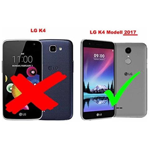 Custodia Compatibile Con Lg K4 2017 In Argento Metallico - Coperchio Protettivo In Silicone Tpu Flessibile - Foto 2