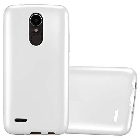 Custodia Compatibile Con Lg K4 2017 In Argento Metallico - Coperchio Protettivo In Silicone Tpu Flessibile - Foto 1