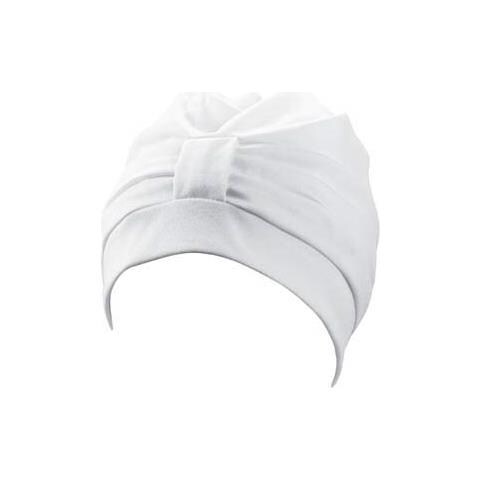 Unisex Tessuto Aspirante Damen Bade Aspirante, Unisex, Stoffhaube Damen, Bianco, Taglia Unica - Foto 1