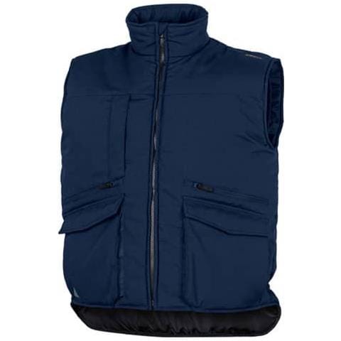 Gilet Da Lavoro Sierra 2 Imbottito 9 Tasche Con Zip - Cotone E Poliestere Blu - M - Sier2bmtm - Foto 1