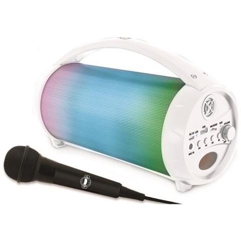 Flashboom Altoparlante Bluetooth Portatile Completamente Illuminato Con Microfono Cablato Staccabile Iparty - Foto 1
