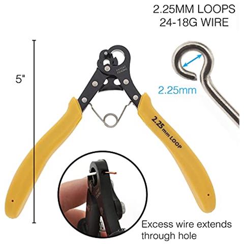 Pinze Per Crochet A 1 Passaggio Forniture Per Gioielli Da 2,25 Millimetri - Foto 4