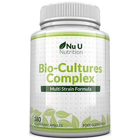 Bio-culture 180 Capsule (6 Mese Dapprovvigionamento) Vegetariana Multi Strain Culture Alta Resistenza Include Lactobacillus Acidophilus E Bifidobacterium Capsule Non Compresse Da - Foto 1