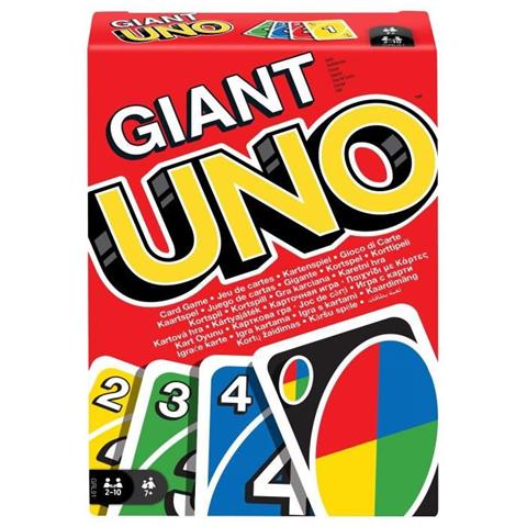 Uno Géant Gioco Di Carte Gigante - Da 2 A 10 Giocatori - Dai 7 Anni In Su - Foto 1