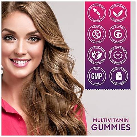 Ad Alta Resistenza Masticabili Multivitaminico Gummies - 120 Conte Vegetariana 14 Essential Multivitaminici E Minerali Supplemento Vitamina C A D B Biotina Zinco Multivitaminico Compresse Per Men Women Alternativa - Foto 4