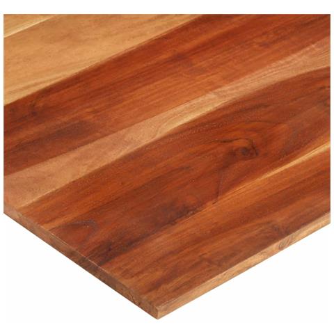 Piano Tavolo in Legno Massello di Acacia 15-16 mm 60x80 cm - Foto 2