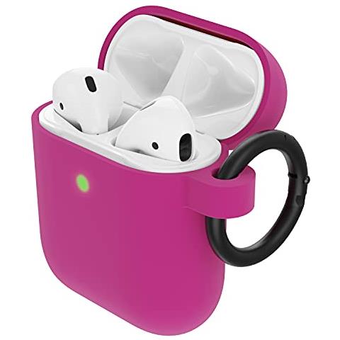 Custodia Protettiva Airpods 2ND / 1ST GEN Cuffie Rosa PVC - Foto 1