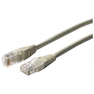 Waytex 39081 Cavo ADSL RJ11 Maschio-Maschio 5m | Doppino Intrecciato Per Modem E Filtri, Beige