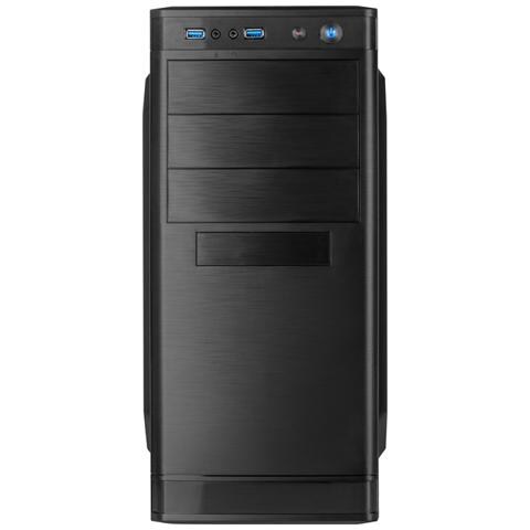 IT-5905, Midi-Tower, PC, ATX, Micro-ATX, Casa / ufficio, Nero - Foto 2