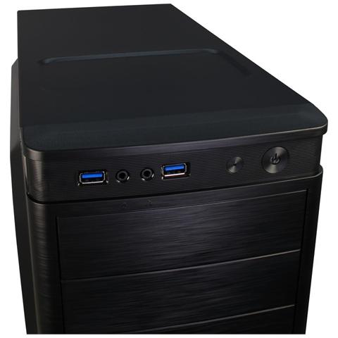 IT-5905, Midi-Tower, PC, ATX, Micro-ATX, Casa / ufficio, Nero - Foto 8
