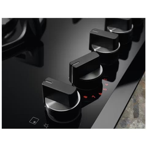 Piano Cottura a Gas da Incasso Serie 800 Flamelight KGG953753K 5 Fuochi Gas 90 cm Colore Nero - Foto 2