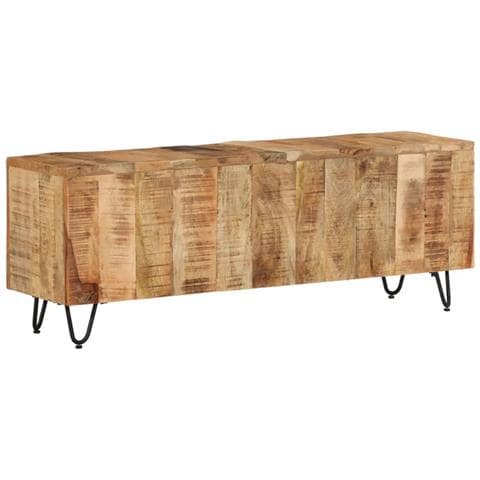 Mobile Porta Tv 110x30x40 Cm In Legno Massello Di Mango - Foto 1