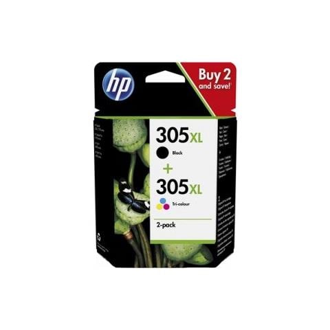 6ZA94AE MCVP 305 XL Multipack Cartuccia Ink Originale Nero / Ciano / Magenta / Giallo per  DeskJet Plus 4120 All-in-One / DeskJet 2720 All-in-One / Envy 6020 All-in-One  - Foto 1