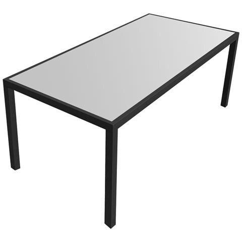 Set Di Mobili Da Giardino In Textilene Grigio Bari, 8 Posti A Sedere - Alluminio Antracite - Foto 8