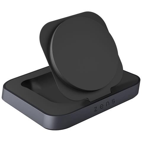 Caricatore Wireless Magnetico Magsafe 2 In 1 Per Iphone E Airpods, Nero - Foto 1