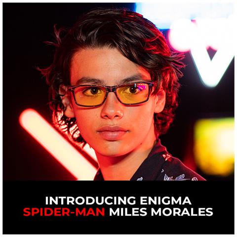 Occhiali Anti Luce Blu Per Bambini - Cruz 12-18 Anni - Edizione Spiderman Miles Morales | Tonalità: Ambra (filtrazione 65%) - Foto 14
