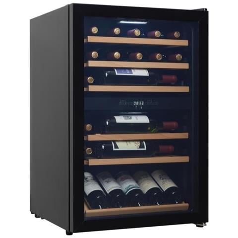 Cantinetta Vino Polar Collection 51 a Libera Installazione con Capacità 37 Bottiglie Doppia Temperatura Classe G Colore Nero - Foto 1