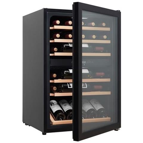 Cantinetta Vino Polar Collection 51 a Libera Installazione con Capacità 37 Bottiglie Doppia Temperatura Classe G Colore Nero - Foto 7