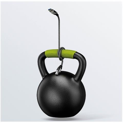 Adattatore 70695 dei Cavi USB-A 3.0 a RJ45 / 15m / Colore Nero /Argento - Foto 4