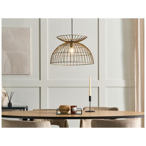 Lampadario Mahanadi Metallo Ottone - Foto 1