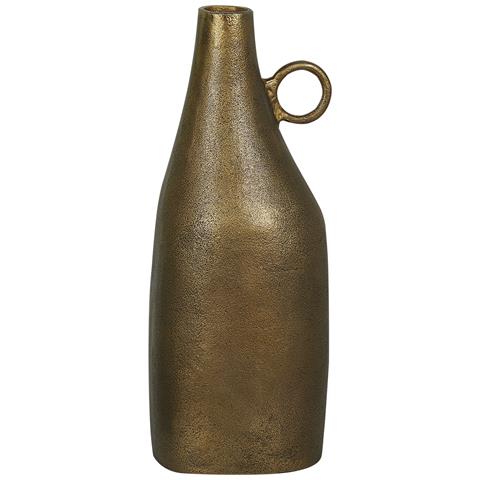 Vaso Decorativo Sambhar Metallo 46 Cm Ottone - Foto 6