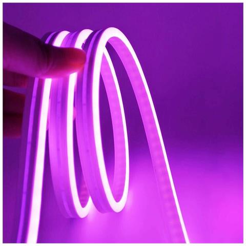 Striscia Led Viola Per Scritte Insegne Luminose Strip Flessibile Ip65 - Foto 1