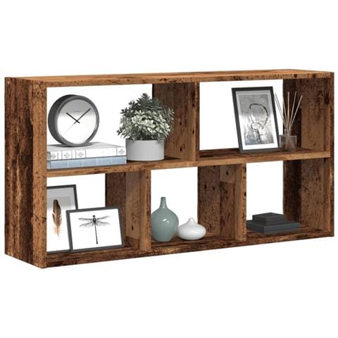 Scaffale A Parete Nero 100x25x50 Cm In Truciolato - Foto 1