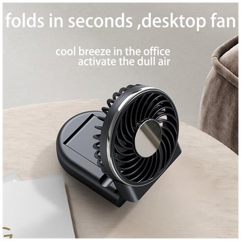 Ventilatore Pieghevole Con Display Digitale Di Raffreddamento - Comfort Portatile White - Foto 13