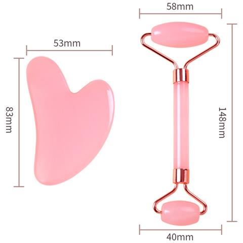 Massaggiatore Per Il Viso E Per Il Corpo, Rullo Per Il Viso Pink - Foto 7