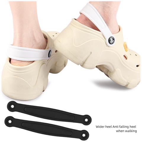 Cinturini Posteriori In Pvc Nero Per Zoccoli - Antiscivolo White 38 - Foto 5