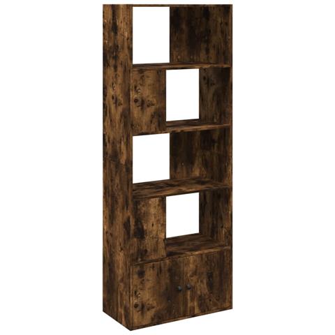 Libreria Rovere Fumo 70x36x189 cm in Legno Multistrato - Foto 1