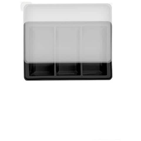 Stampo Per Ghiaccio In Silicone - 3 Scomparti Per Cubetti Di Ghiaccio Allungati - Foto 1